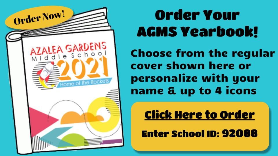 Order your AGMS Yearbook today@ https://commpe.pictavo.com/  School ID is 92088
